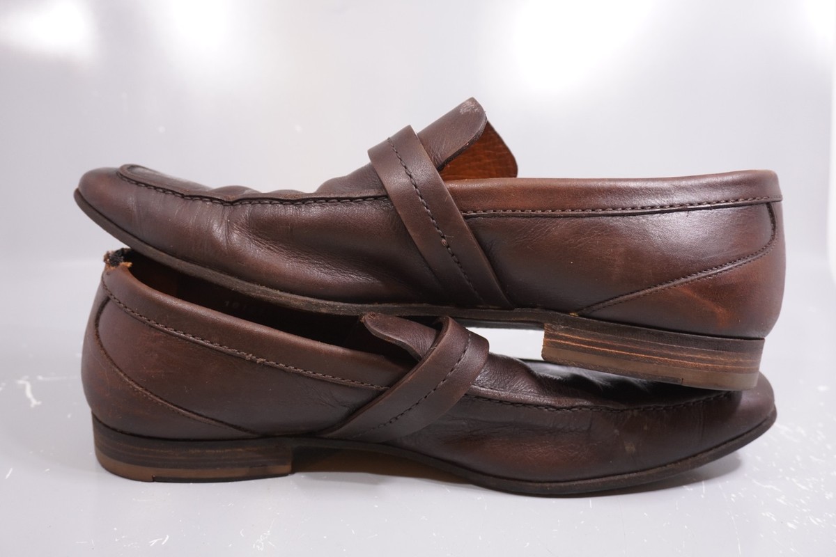 Authentic Gucci GG Donnie Brown Mens Leather Loafer US10  display picture 1