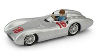 Brumm 1:43 Modellauto Statisch Mercedes W196 Fangio 1954 France Gp Figuren