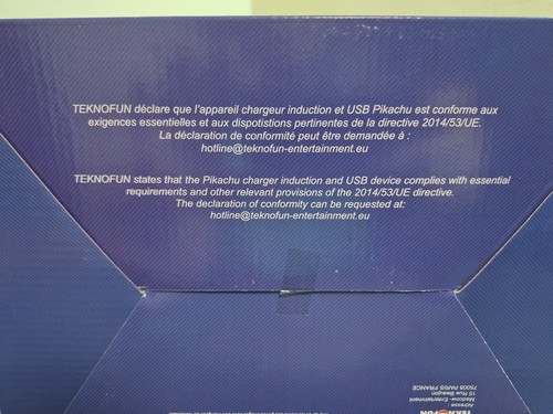 Pikachu Wireless Induction USB Charger Pokémon Teknofun NEW in Box - Photo 9 sur 10