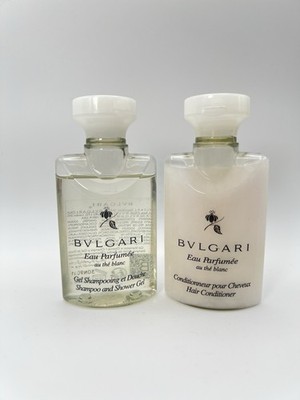 BVLGARI Au The Blanc Shampoo & Conditioner Set 80ml Total Hotel Bulgari Travel