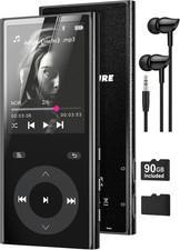 90GB MP3 Players with Bluetooth 5.3, MP3 Player with 2 TF Card Slots