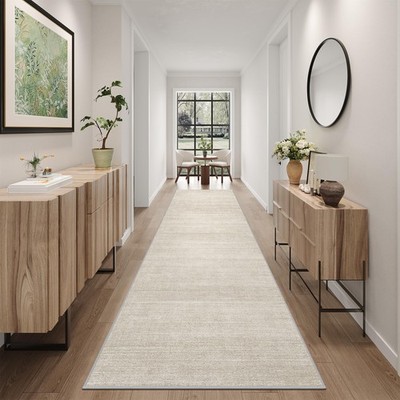 Non-Slip Runner Rug - 2x10 Runner Rug Washable Low-Pile Rugs Runners, Soft Di...