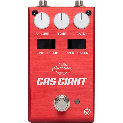 #ad Pigtronix Gas Giant HighGain Analog Jumbo Fuzz Effects Pedal Red $149.00