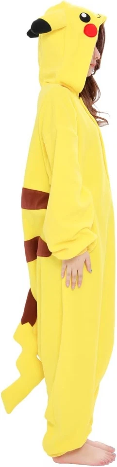 SAZAC Pokemon Pikachu Vellón Disfraz Adulto Unisex Juegos con disfraces Halloween Envío gratuito Japón Foto 4 de 4