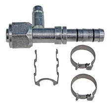 Automotive AC Hose Fitting EZ Clip #10 Female STR Low Charge Port 70R8201