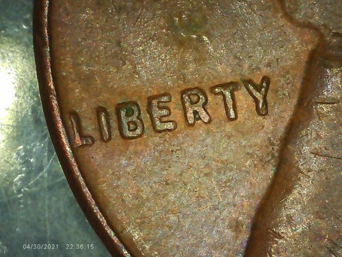 1955-D Lincoln Wheaty Wheat Penny, L on rim error, 3.24 grams RARE! - Picture 4 of 4