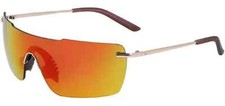 Nike Meridian Sport Sunglasses Rose Gold/Crimson Mirror Rimless CU6569 700