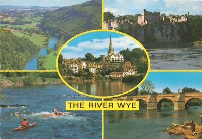 Postkarte River Wye Multiview. Ross-on-Wye, Chepstow, Symonds Yat, Wilton Bridge