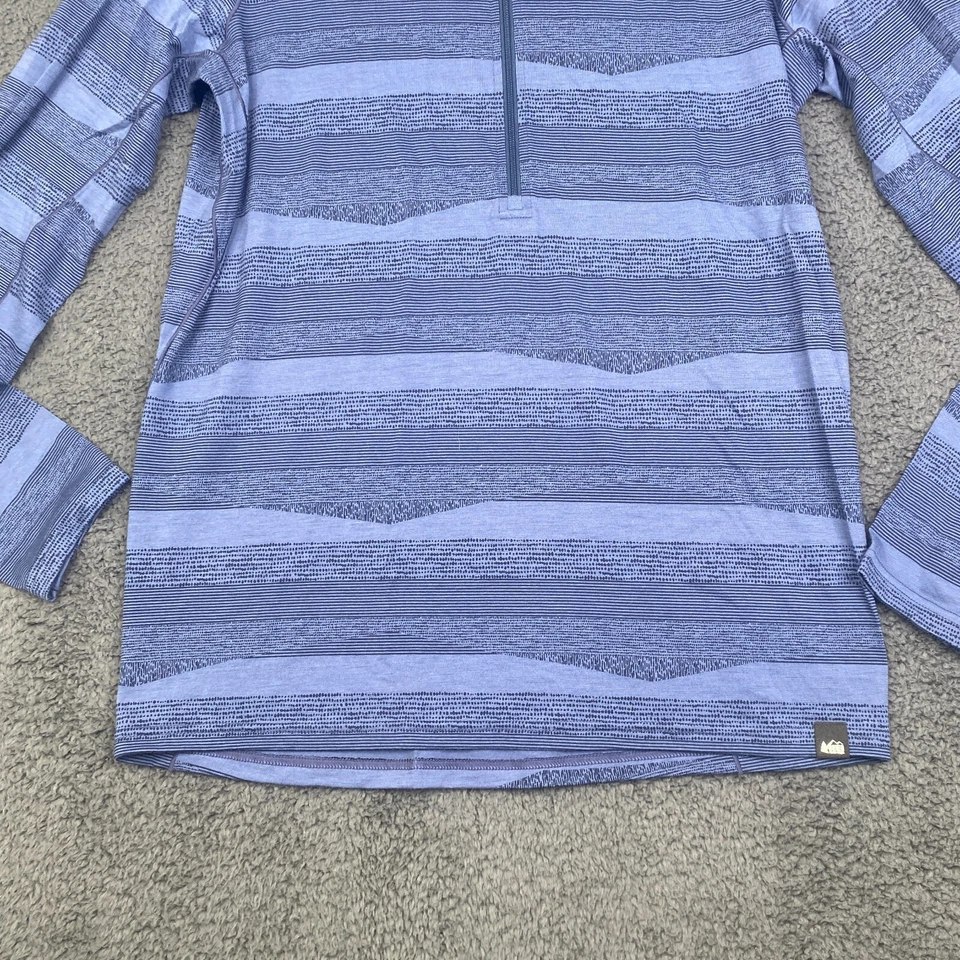REI Co-Op Base Layer Midweight Merino Wool 1/2-Zip Pullover Sweater Mens Medium - Image 4 of 4