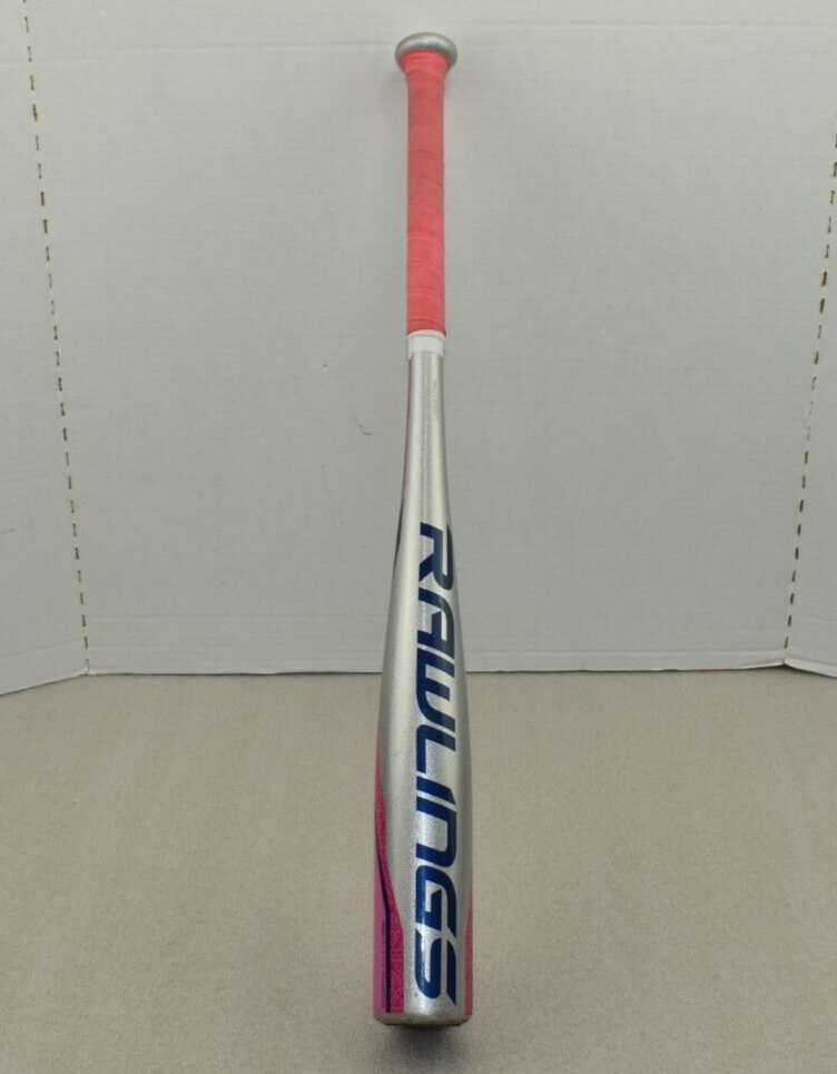 Rawlings Storm TBall Baseball Bat softball 25 In /13 Oz Silver/Pink