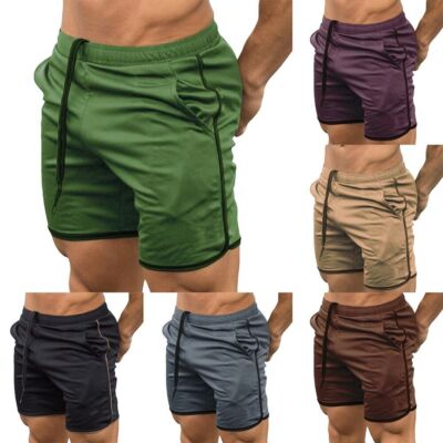 Fitness Kurze Hose Fitnessstudio Herren Schnelltrocknend Sport Brandneu
