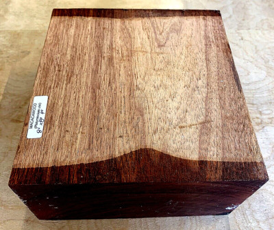 2 PIECES KILN DRIED EXOTIC MACACAUBA PLATTER BLANKS TURNING WOOD 8'' X 8'' X 2''