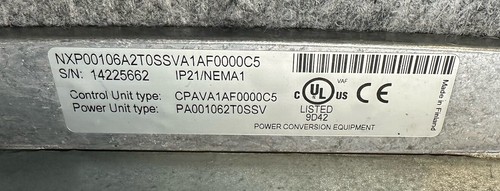 Vacon NXP00106A2T0SSVA1AF0000C5 CPAVA1AF0000C5 PA001062T0SSV - Picture 11 of 12