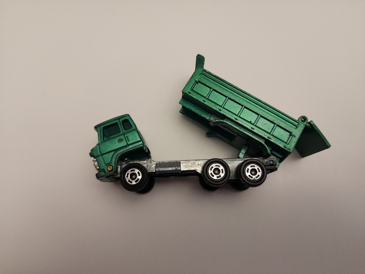 トミカ Hino Dump Car 1/102 日本製　黒箱 Tomica Hino Dump Truck 1/102 Diecast Green Made In Japan | eBay