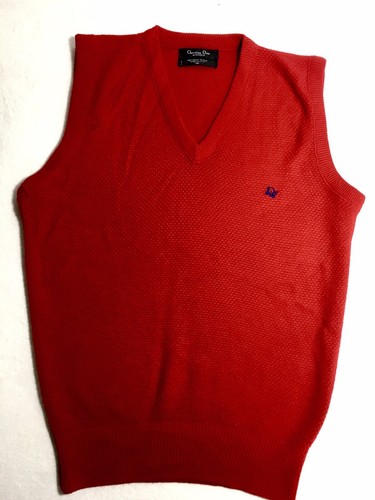 christian dior sweater Knit Woven vest 