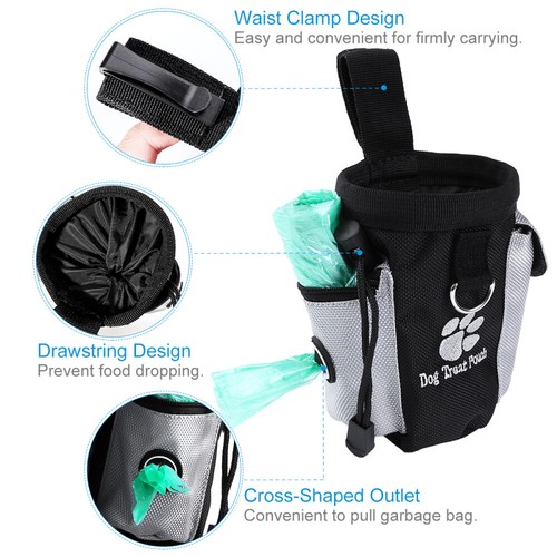 Dog Treat Pouch Pet Hands Free Training Waist Bag Food Poop Pet Toys Pouch US - Picture 6 of 7