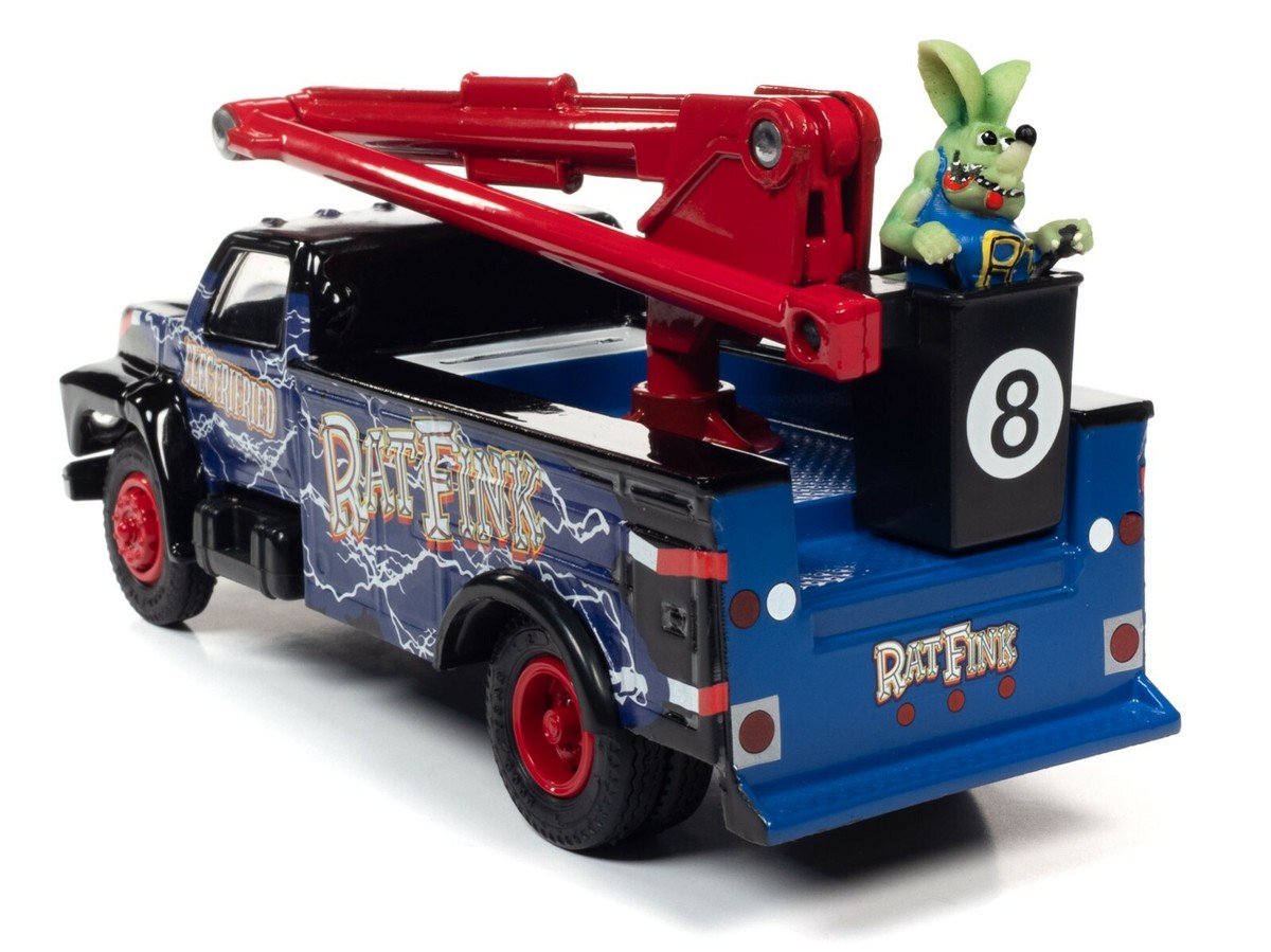 Auto World 1:34 - Rat Fink 1990 Ford Utility Bucket Truck - AW296