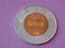 1959-D Encased Cent -- J.W. Sterling Coins -- Lima, Ohio
