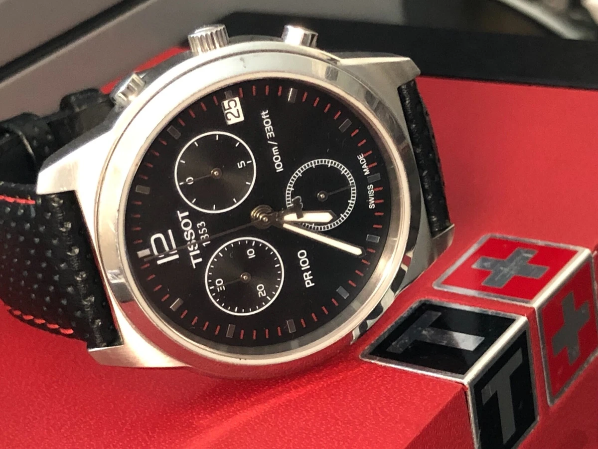 Mens tissot top pr100 chronograph watch