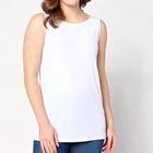 Susan Graver Modern Essentials Size 3X White Liquid Knit A-Line Tank Top