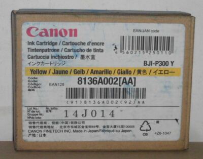 Canon BJI-P300Y Tinte yellow gelb für CX320 CX350 8136A002 Canon BJI-P300Y Tinte yellow gelb für CX320 CX350 8136A002