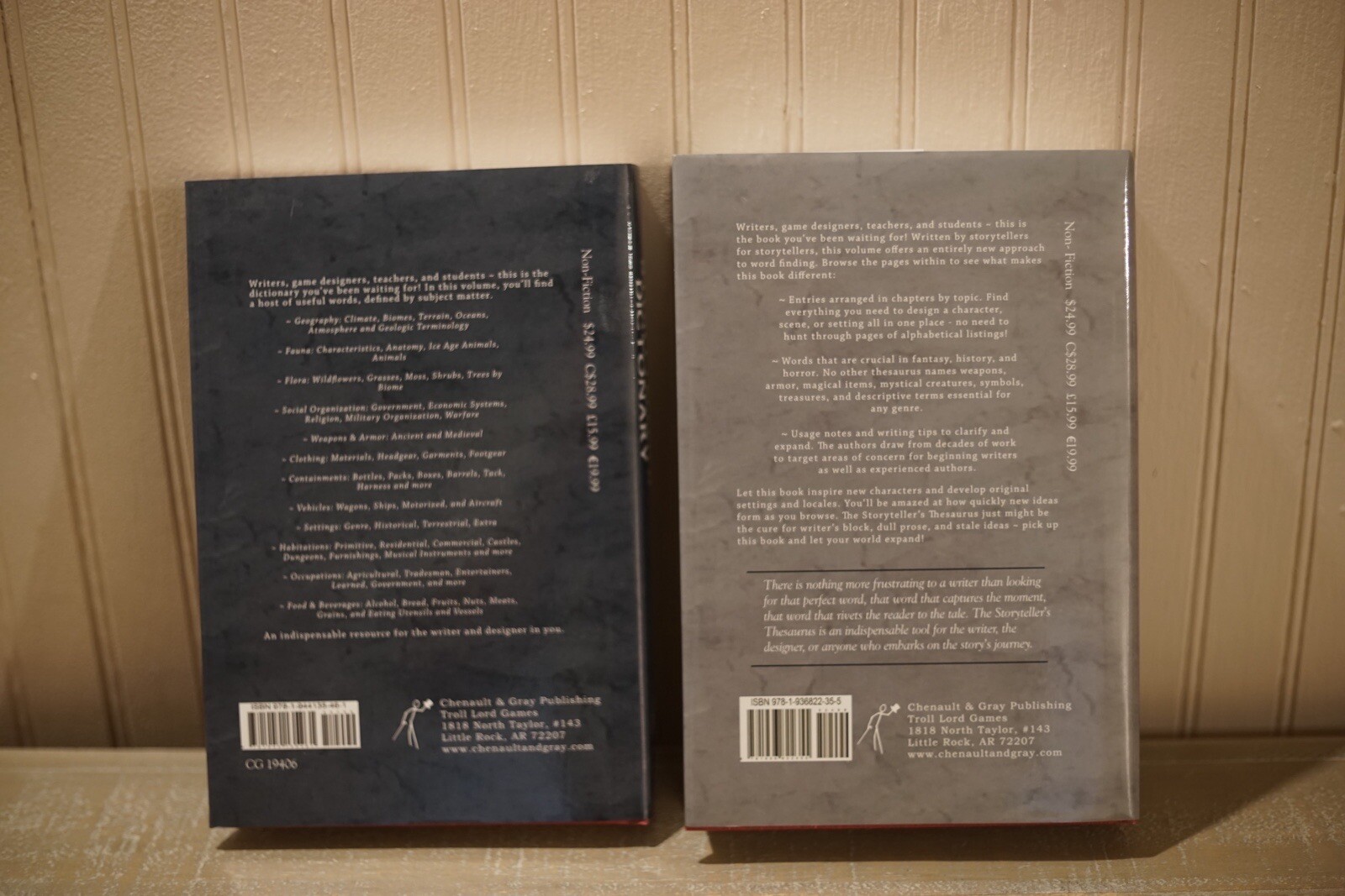 The Storyteller’s Dictionary Thesaurus Lot New Fantasy History Horror