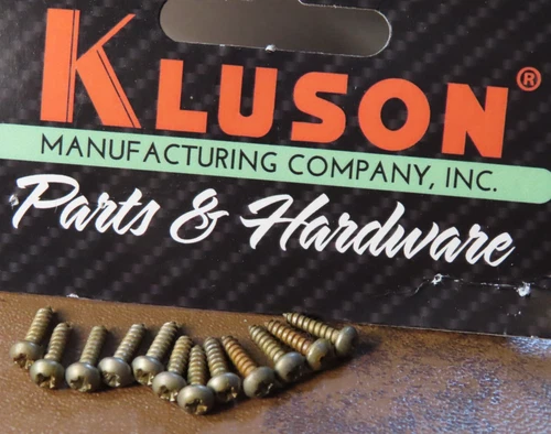 12 AGED Kluson tuner mounting phillips head SCREWS fit Gibson Fender RELIC