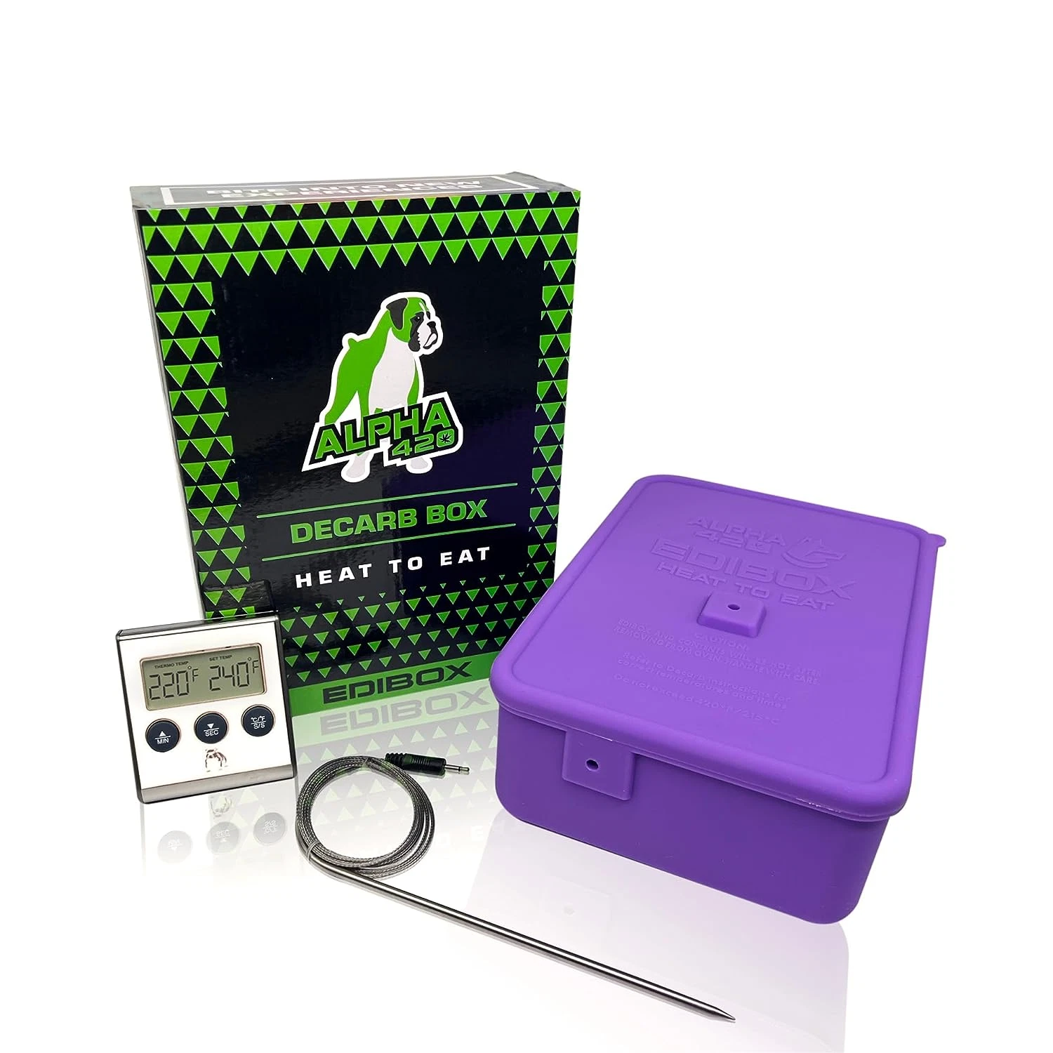 Decarboxylator Box, Silicone Baking Pan to Decarb & Infuse into Butter, Oils, &