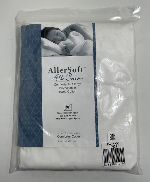 Allersoft 100Percent Cotton Dust Mite & Allergy Control Twin Duvet