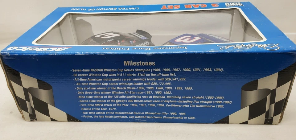 Dale Earnhardt #3 brookfield 2 car set from japanese race ac delco edition NIP - Image 4 of 4