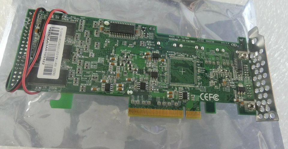 Areca ARC-1220-X4 4 port SATA II RAID Adapter card PCIe x8 - Image 2 of 4