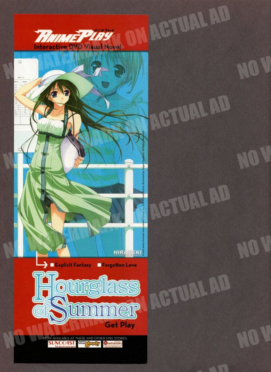 AnimePlay VN Magazine Ad Anime Hourglass of Summer Ishika & Honori Tea  Society