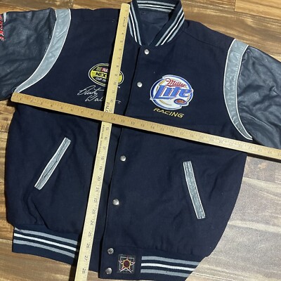 【JEFF HAMILTON】Miller LiteレーシングジャケットS443 Vintage Rusty Wallace Miller Lite Jeff Hamilton NASCAR