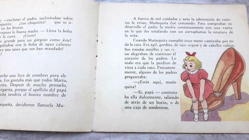 Lot 2 Vtg 1940s Constancio C. Vigil Mini Children's Books Fairy Tales Argentina - Image 3 of 4