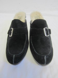 shearling lined mules