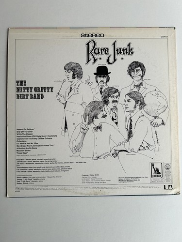 NITTY GRITTY DIRT BAND - RARE JUNK - ORIG 1968 STEREO LP w/ ORIG INNER SLV - NM - Picture 2 of 6