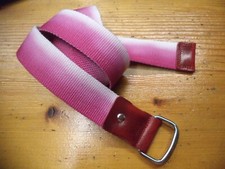 Vintage 4cm Fuchsia Gradient Effect Unisex Belt - 100 Made in Italy