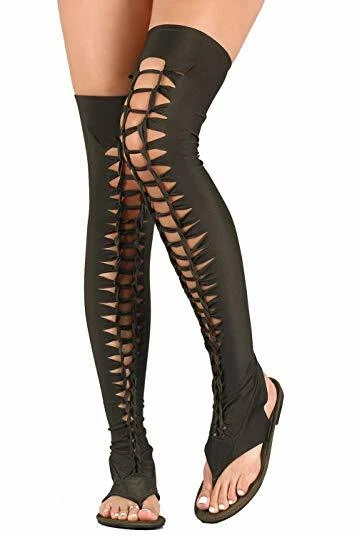 elle-1 сандалии плащ роббин красный лето над колена гладиатор сандалии женщин 5,5 - Изображение 2 из 4