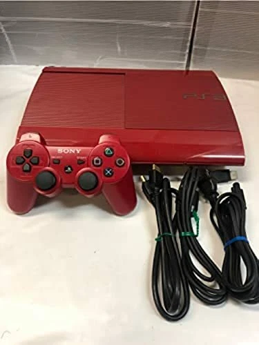 Sony PS3 Playstation 3 Game Console 250GB CECH-4000B Garnet Red Limited Color
