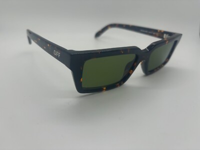 NEW Off-White OERI113A 6055 Dark Havana Sunglasses 54-17-145mm Comes w/Full Set