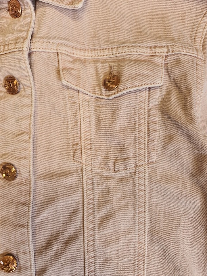 BAKER, Ted Baker Girl's Pink Denim Jacket Age 11 eBay