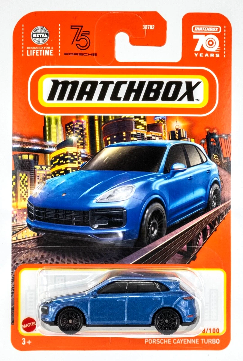 2023 Matchbox #78 Porsche Cayenne BISCAY BLUE METALLIC, FSC