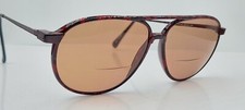 Vintage Marchon CFG-18 Burgundy Marble Pilot Sunglasses Japan FRAMES ONLY