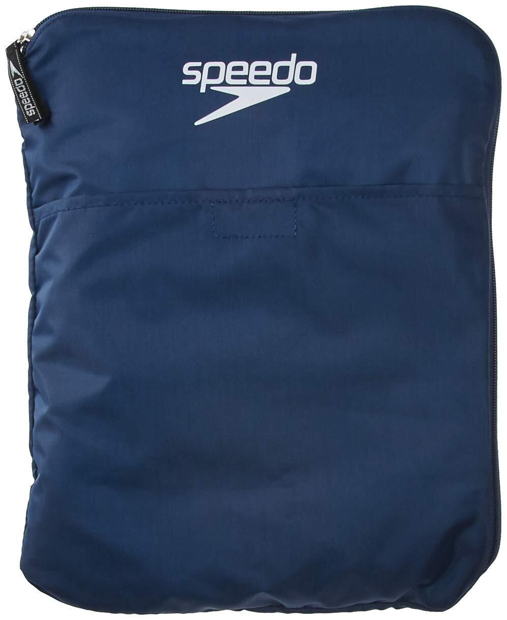 Speedo Insignia Blue Mesh Equipment Bag with Backpack Straps for Swim Gear