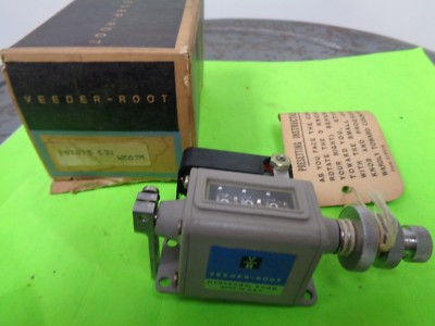 NOS Veeder-Root 197813-001 Mechanical Production Counter 3 Contact releases at 0