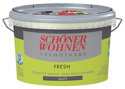 Schner Wohnen Trendfarbe fresh matt 2,5 L Wandfarbe NEU&OVP Neuware |  eBay.de