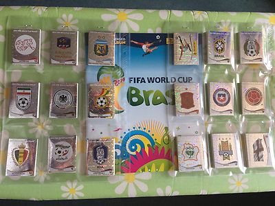 Panini FIFA World Cup WM 2014 Brasil - Komplett Set mit 640 Sticker + Album