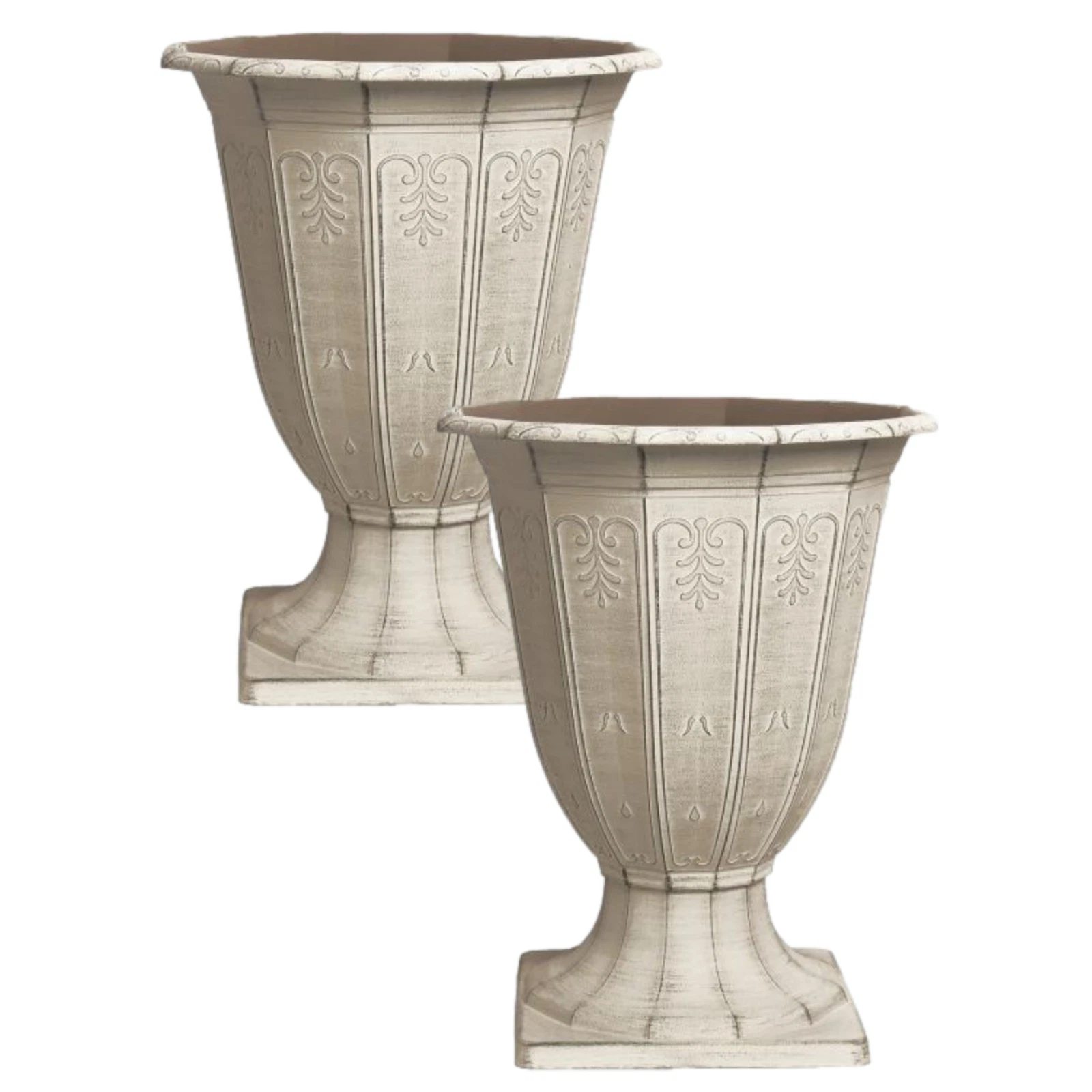 Urn Planter 2Pc Grey Calista Plastic 32cm Vintage Rust Flower Display Plant Pot
Opens in a new windo