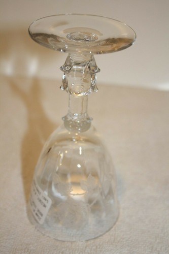 (2) Heisey Rose Kristall 4 Unzen weinrote Kelche - Bild 4 von 6