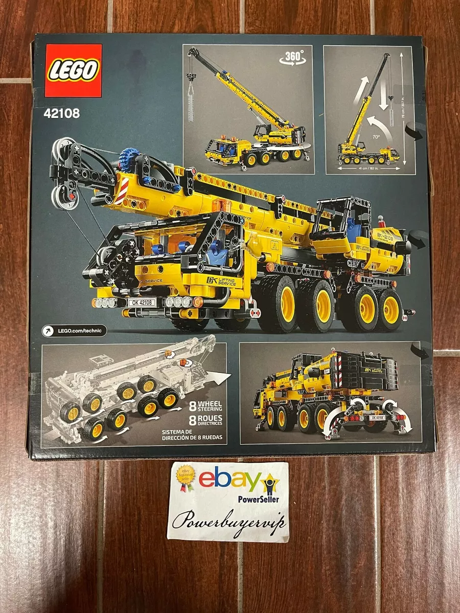Lego 42108 Technic Mobile Crane Building Kit 1292Pcs Construction Toys Retired